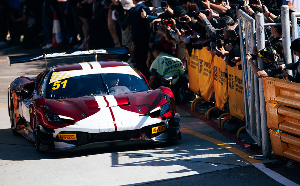 2023年 VXONN 助力法拉利车队征战 格林披治东望洋赛道，提供超强引擎保护